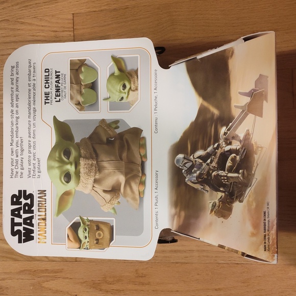 NWT Star Wars The Mandalorian, The Child Premium Bundle, Includes Plush & Bag - Picture 3 of 5
